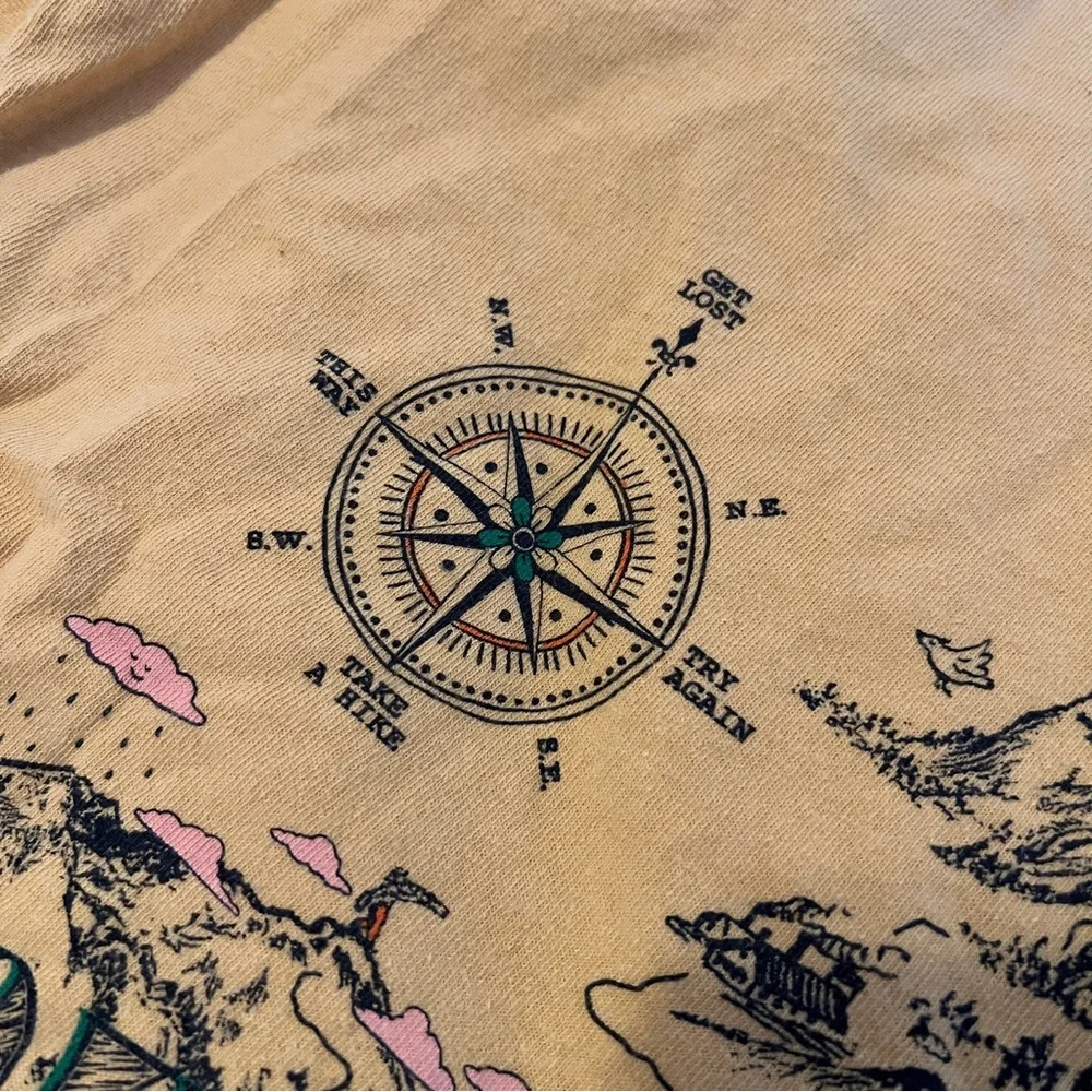 Urban outfitters long sleeve tshirt mock turtleneck size small illustration - Picture 6 of 6